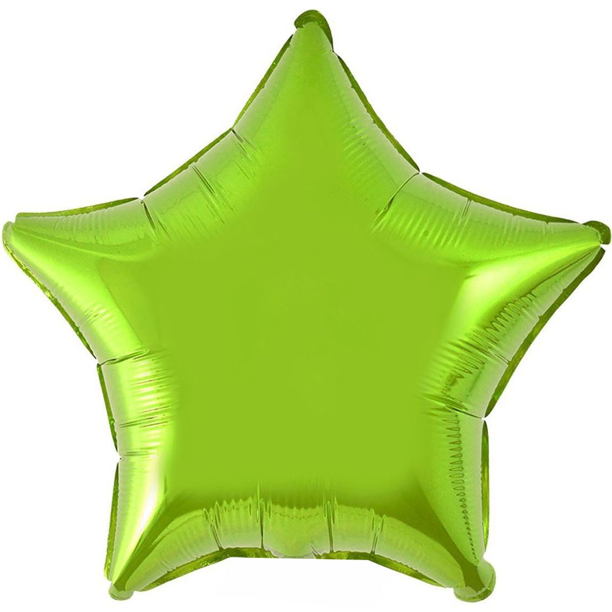 Фольгированные шары/ FLEXMEATL / 3204-0016 Ф Б/РИС 18"ЗВЕЗДА Светло-зеленая